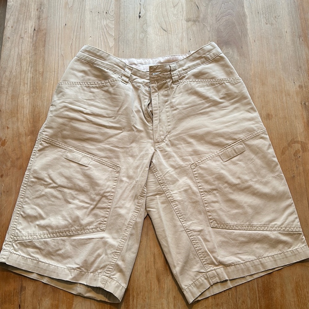 Patagonia khaki cargo shorts